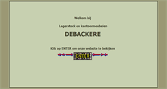 Desktop Screenshot of legerstockdebackere.be